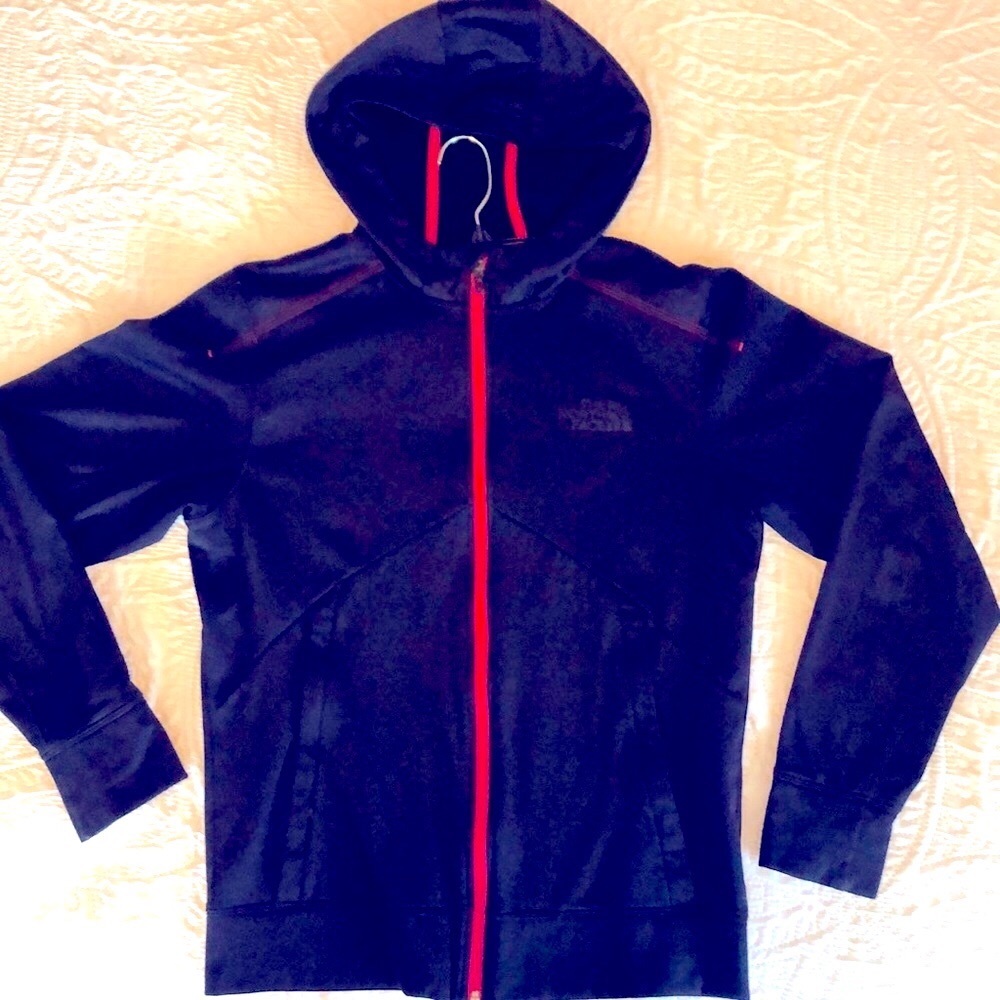 The North Face navy blue jacket